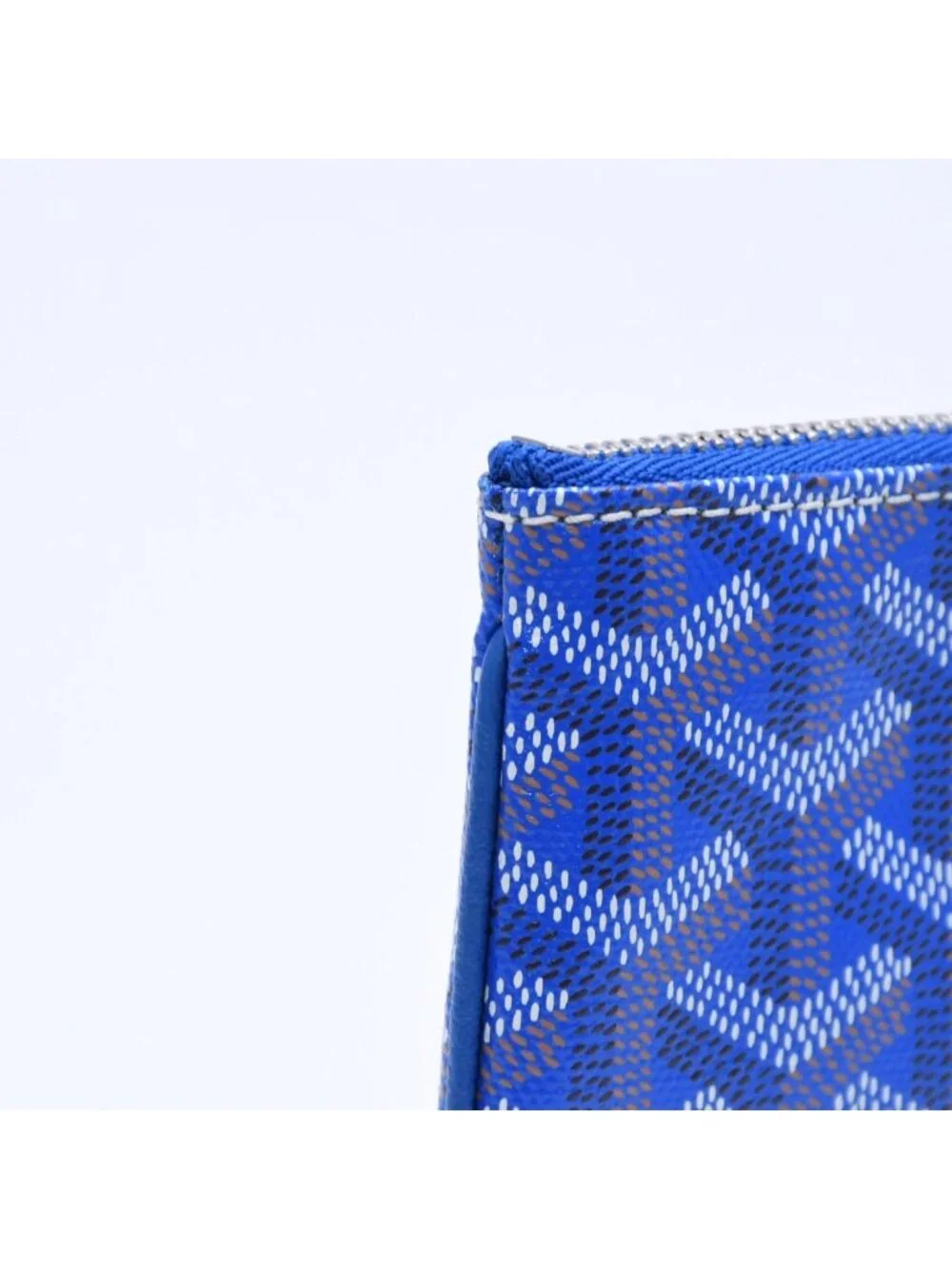 Goyard Pouch Sena Nano Key Blue Silver